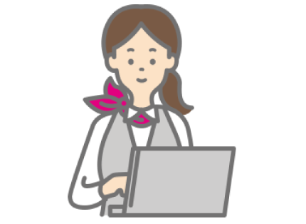コミュニケーターが丁寧にフォローの画像